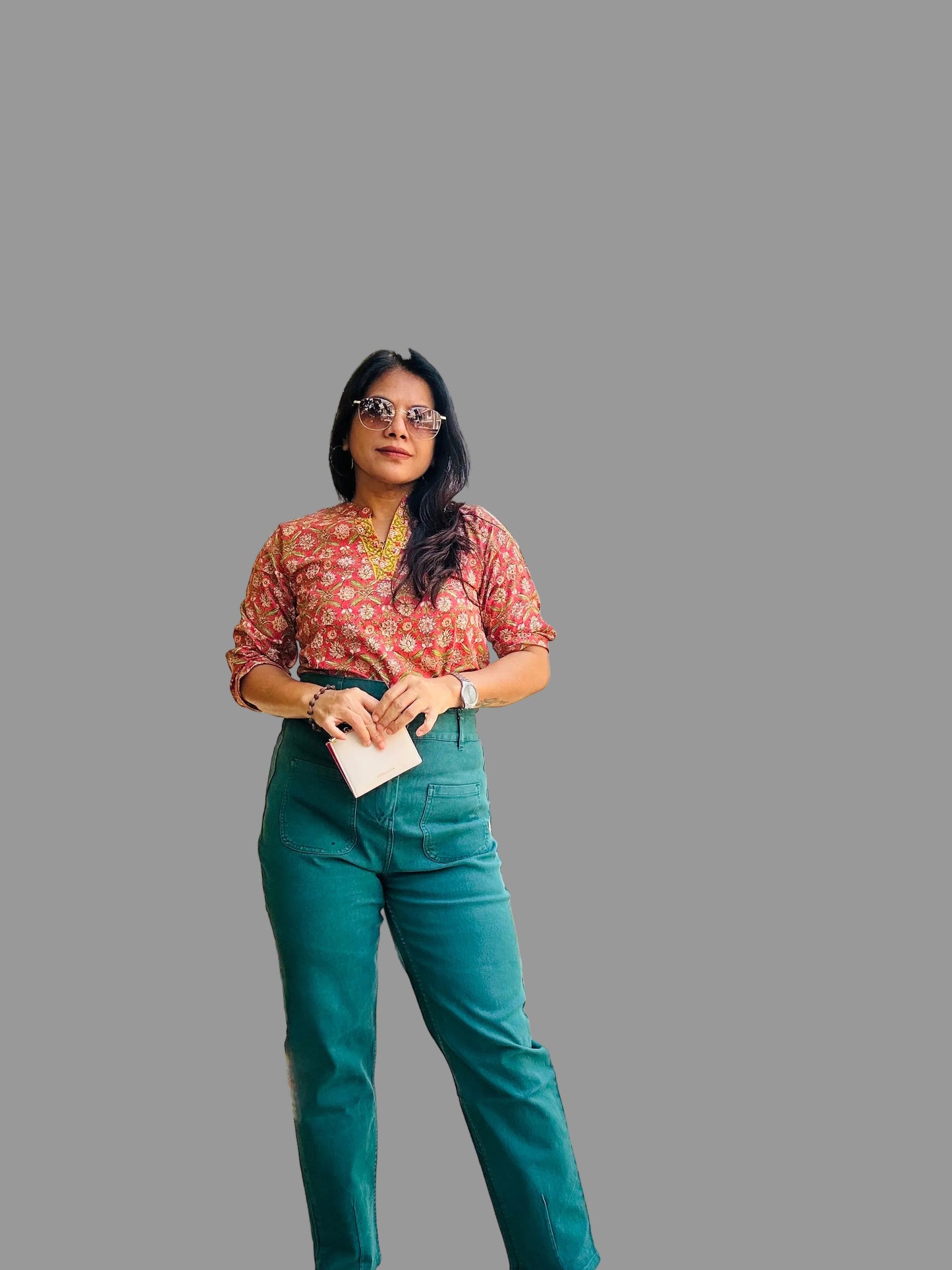 cotton printed short kurti