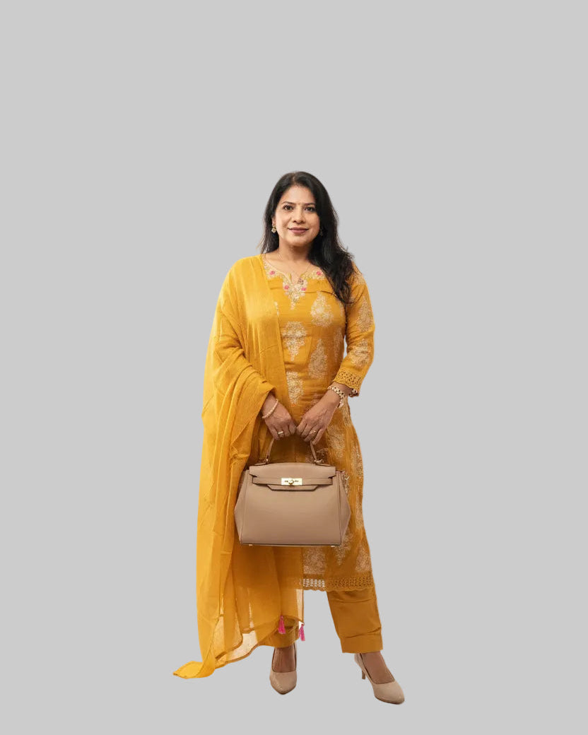 MUL COTTON KURTI SET