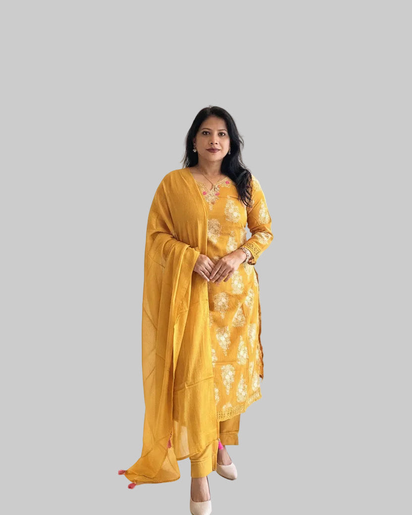 MUL COTTON KURTI SET