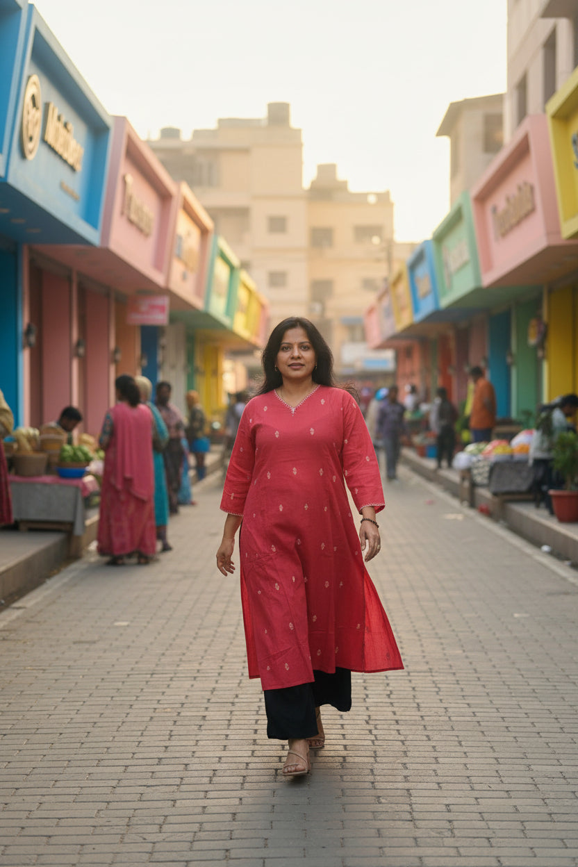 A-line kurti 1