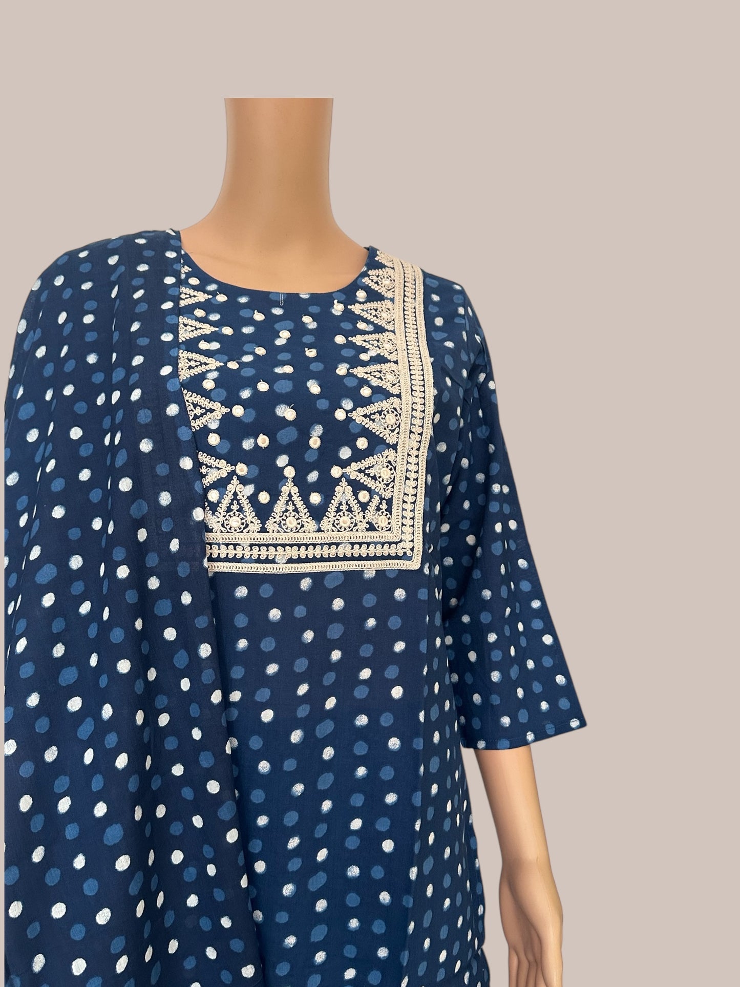 Cotton polka dot 3 piece sets